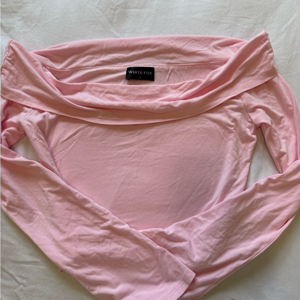 White Fox Boutique Off the Shoulder Tee
